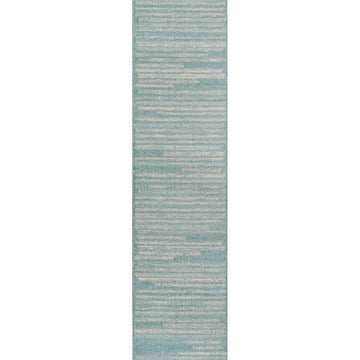 Khalil Modern Berber Stripe Area Rug